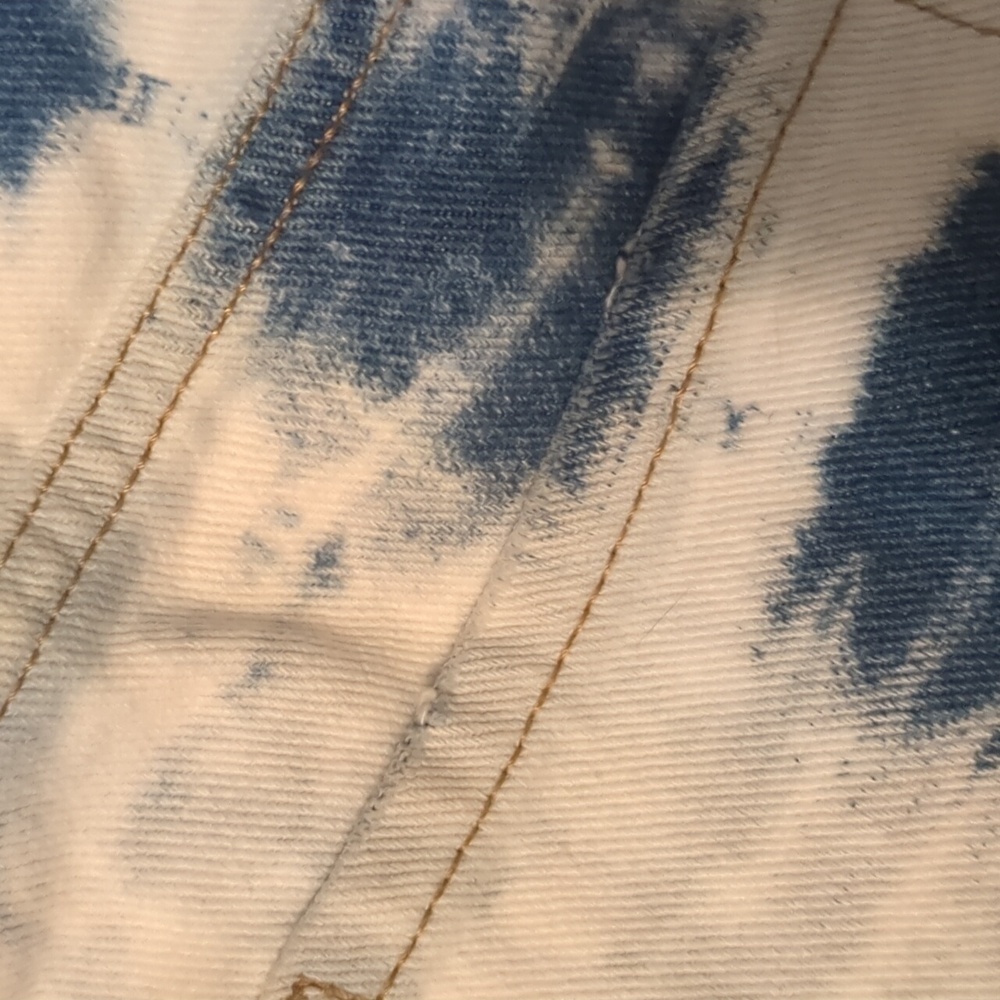 PacSun Tie Dye High Waisted Straight Leg Jeans size 23 - Picture 6 of 10